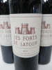 3 x Bottles of Les Forts de Latour Pauillac Red Wine, 2010, 750ml. - 2