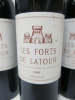 3 x Bottles of Les Forts de Latour Pauillac Red Wine, 2005, 750ml. - 2
