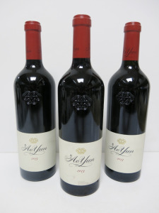 3 x Bottles of Ao Yun Cabernet Sauvignon Red Wine, 2013, 750ml.