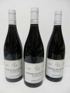 3 x Bottles of Pierre Morey Pommard Grands Epenots Premier Cru Red Wine, 2022, 750ml.