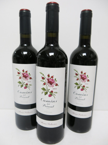 3 x Bottles of Camins del Priorat Alvaro Palacios Red Wine, 2022, 750ml.