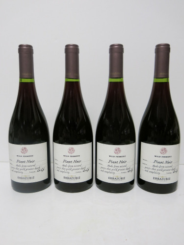 4 x Errazuriz Wild Fermant Pinot Noir Red Wine, 2023, 750ml.