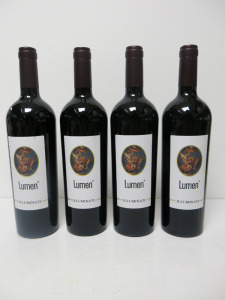 4 x Lumen Illuminati Controguerra Red Wine, 2017, 750ml.