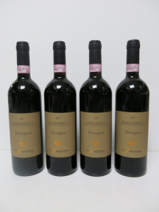 4 x Barbaresco Vicenziana La Licenziana Red Wine, 2007, 750ml.