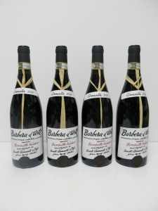 4 x Barbera D'Asti Boschetto Vecchio Red Wine, 2020, 750ml.