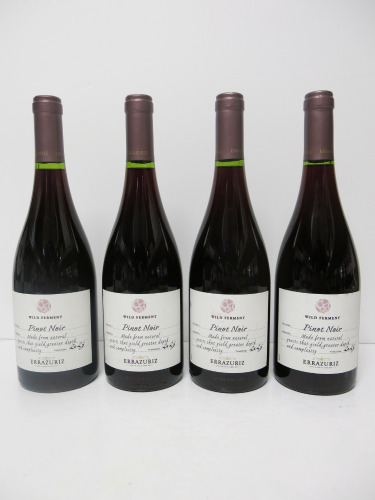 4 x Errazuriz Wild Fermant Pinot Noir Red Wine, 2023, 750ml.