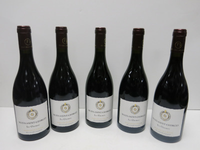5 x Domaine de Virvane Nuits Saint Georges Les Charmois Red Wine, 750ml.