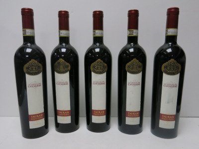5 x Taurasi La Loggia Del Cavaliere Riserva Red Wine, 2015, 750ml.