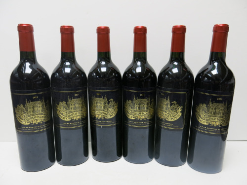 6 x Chateau Palmer Mis En Bouteille Au Chateau Margaux Red Wine, 2011, 750ml.
