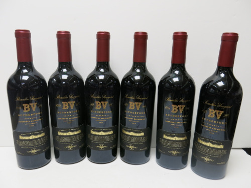 6 x BV Rutherford Reserve Caberent Sauvignon Red Wine, 2019, 750ml.