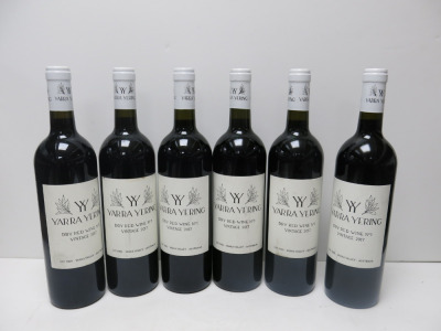 6 x Yarra Yering Dry Red Wine, 2017, 750ml.