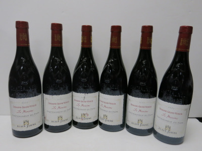 6 x Alain Jaume Domaine Grand Veneur Chateauneuf Du Pape Red Wine, 2022, 750ml.