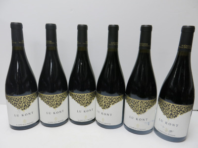 6 x Lu Kont Il Conte Villa Prandone Marche Red Wine, 2018, 750ml.