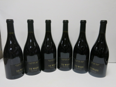 6 x Cloudy Bay Te Wahi Pinot Noir Red Wine, 2018, 750ml.