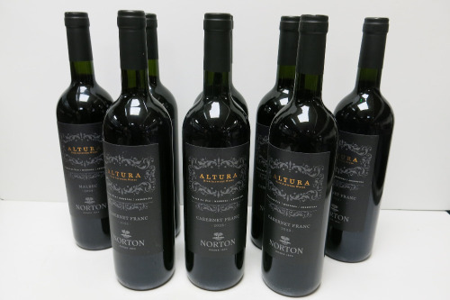 8 x Altura Norton Cabernet Franc Red Wine, 2023, 750ml.