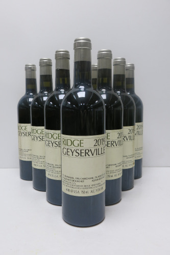 10 x Ridge Geyserville Red Wine, 2019, 750ml.