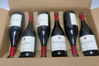 Box of 6 x Robert Groffier Bonnes-Mares Grand Cru Red Wine, 2015, 750ml.