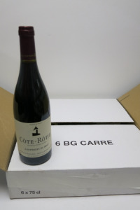 Box of 6 x Domaine Rostaing Cote Rotie Ampodium Red Wine, 2017, 750ml.