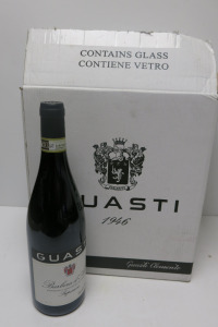 Box of 6 x Guasti Barbera D'Asti Superiore Red Wine, 2022, 750ml.