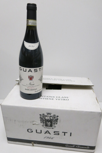 Box of 6 x Guasti Nizza Barcarato Riserva Red Wine, 2021, 750ml.