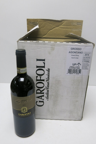 Box of 6 x Garofoli Grosso Agontano Conero Red Wine, 2015, 750ml.