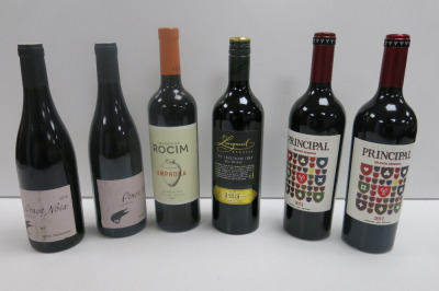 Collection of 6 x World Wide Wines to Include: 2 x Dainel Twardowski Ardoise Pinot Noir 2016, 2 x Principle Grande Reserva 2012, 1 x Herdade Do Rocim Amphora 2024 & 1 x Langmeil Barossa The Freedom Shiraz 2017.