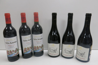 Collection of 6 x World Wide Red Wines (As Pictured/Viewed).
