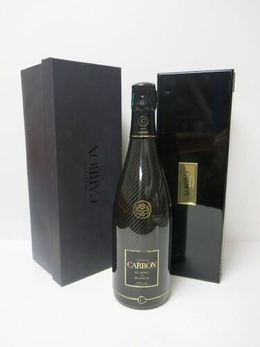 2 x Bottles of Carbon, Carbon Fibre Champagne, 750ml, in Original Display Case.