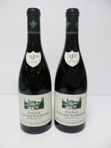 2 x Bottles of Domaine Jacques Prieur Grand Vin de Bourgogne Red Wine, 2015, 750ml.
