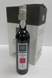 Box of 6 x Henriques & Henriques Madeira Sweet Wine Single Harvest, 1998, 500ml.