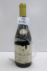 G.Huet Le Clos de Bourg Vouvray White Wine, 1959, 750ml.