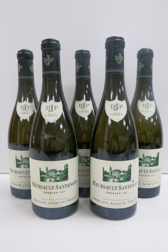 5 x Jacques Prieur Mersault Santenots Premier Cru White Wine, 2022, 750ml.