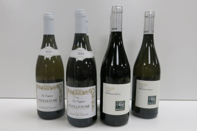 6 x Bottles of White Wine to Include: 3 x Domaine Figeat Pouilly Fume 2024 & 3 x Pighin Collio Ribolla Gialla 2024.