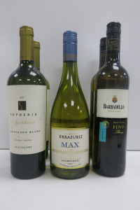 6 x Bottles of White Wine to Include: 2 x Sophenia Synthesis Sauvignon Blanc 2021, 2 x Errazuriz Max Chardonnay 2023 & 2 x Barbadillo Fino.