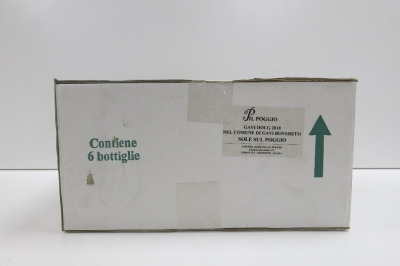 Box of 6 x Gavi Pil Poggio Del Comune Di Gavi Rovereto White Wine, 2018, 750ml.