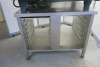 Rational Self Cooking Centre 5 Senses 10 Grid Combi Oven, 3 Phase. Comes with Rational Vent, Model 60.72.320, S/N ET1UE15045010078. On Stainless Steel Table. Overall Size H215 x W85 x D115cm. - 5