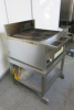 Synergy Grill Gas Griddle with Chrome Top & Garnish Rail. Come on Mobile Stainless Steel Table, Overall Size H90 x W70 x D70cm. - 5