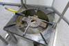 Navati Gas Stock Pot Stove, Model NGETL5-50, S/N A10105AGO12UK. Size H50 x W50 x D50cm. Comes with Stainless Steel Over Table with Lid & Large Wok. - 6