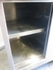 Mobile Double Sliding Door Stainless Steel Hot Cupboard, Model 1175. - 5