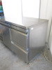 Williams Mobile Stainless Steel Refrigerated Prep Counter with 1 x Door & 2 x Drawers, Model HJC2SA R1. Size H86 x W136 x D66cm. - 6