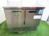 Genfrost Commercial Stainless Steel 2 Door Counter Refrigerator, Model G901SS, S/N15091035160.Size H85 x W90 x D70cm. - 5