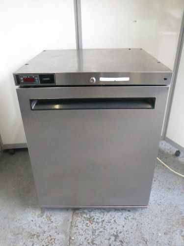 Williams Single Door Stainless Steel Undercounter Fridge, Model HA135-SA. Size H80 x W60 x D58cm.