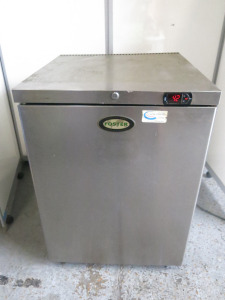 Foster Single Door Stainless Steel Undercounter Freezer, Model LR150. Size H84 x W60 x D65cm.