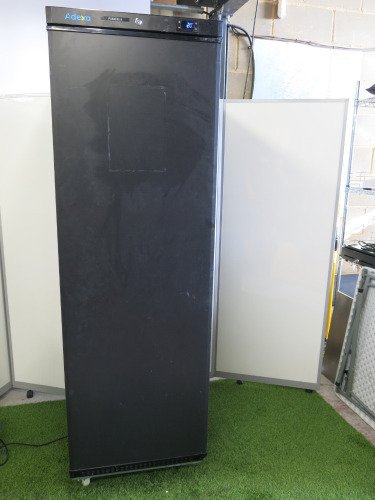 Adexa Single Door Upright Freezer Cabinet, Model DWF400BC, S/N 4692411250040, YOM 2024, Size H195 x W60 x D60cm.