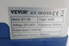Vevor Electric Ice Shaver & Snow Cone Machine, Model BY-188. - 4