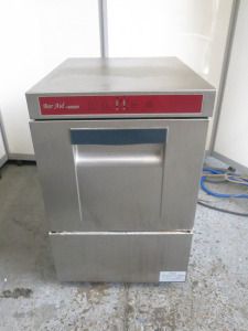 Hobart Bar Aid Commercial Glasswasher, Model 400S-10A. Size H72 x W46 x D58cm. NOTE: unable to power up.
