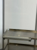 Stainless Steel Double Layered Shelf. Size H54 x W103 x D34cm. - 2