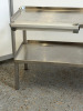 Stainless Steel Double Layered Shelf. Size H54 x W103 x D34cm. - 3