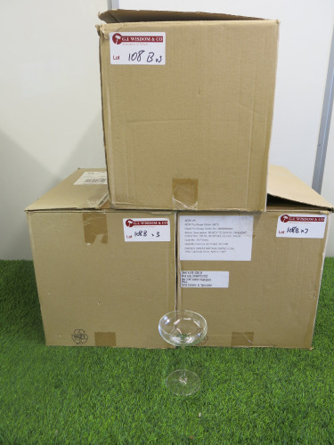 3 x Boxes of Cocktail Coupe Glasses, 155ml. 24 Pcs per Box.