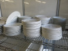 Approx 420 Pieces of White Branded Crockery, Dudson, RAK, Cameo, Olympia & Royal Gen Ware to Include: 40 x 26cm Plates, 100 x 20cm Side Plates,65 x 15cm Side Plates, 20 x 25cm Bowls, 9 x 24cm Bowls, 40 x 29cm Bowls, 27 x 21cm Square Plates, 45 x 27cm Serv - 5
